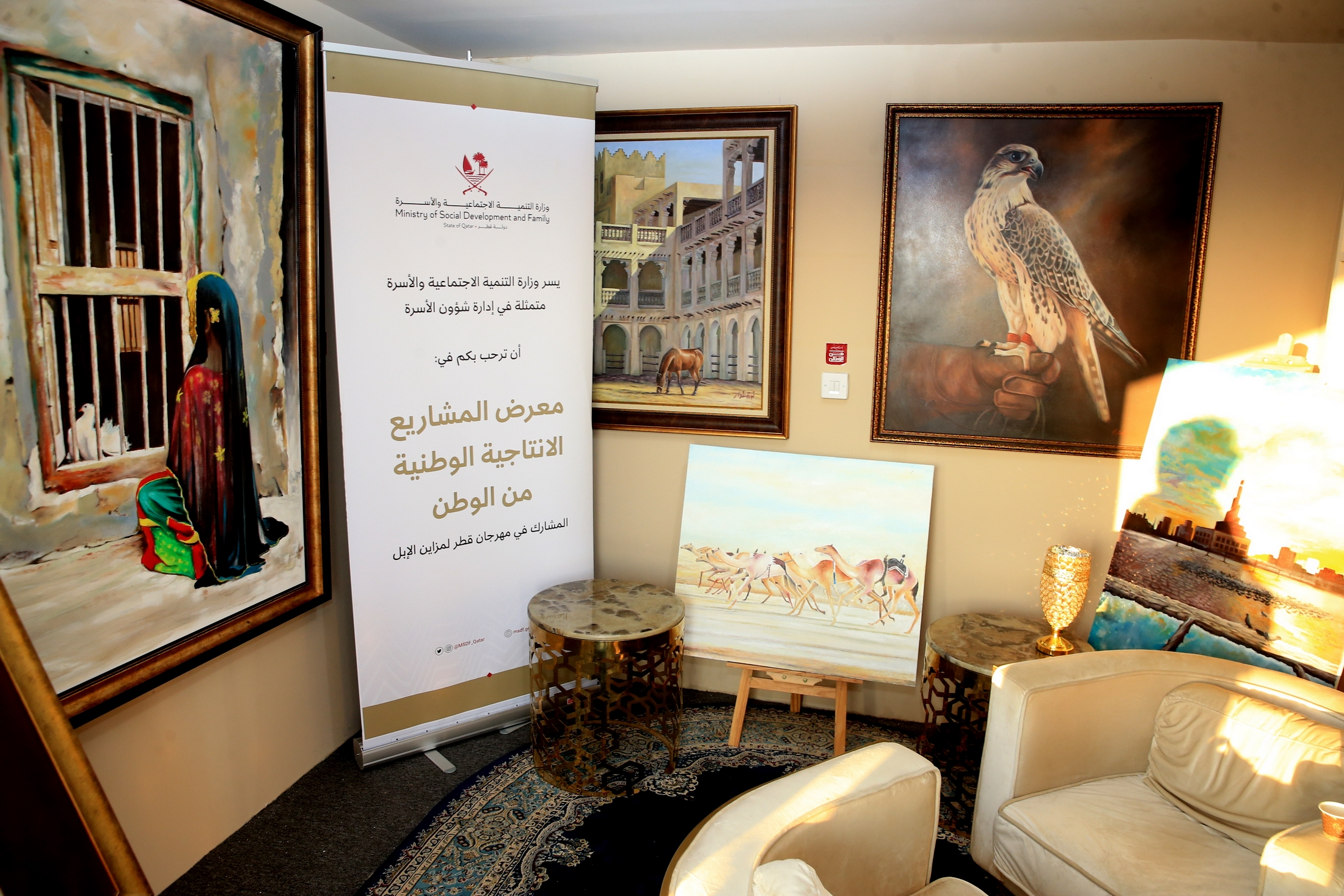 One of the national production project at Qatar Camel Mzayen Festival
