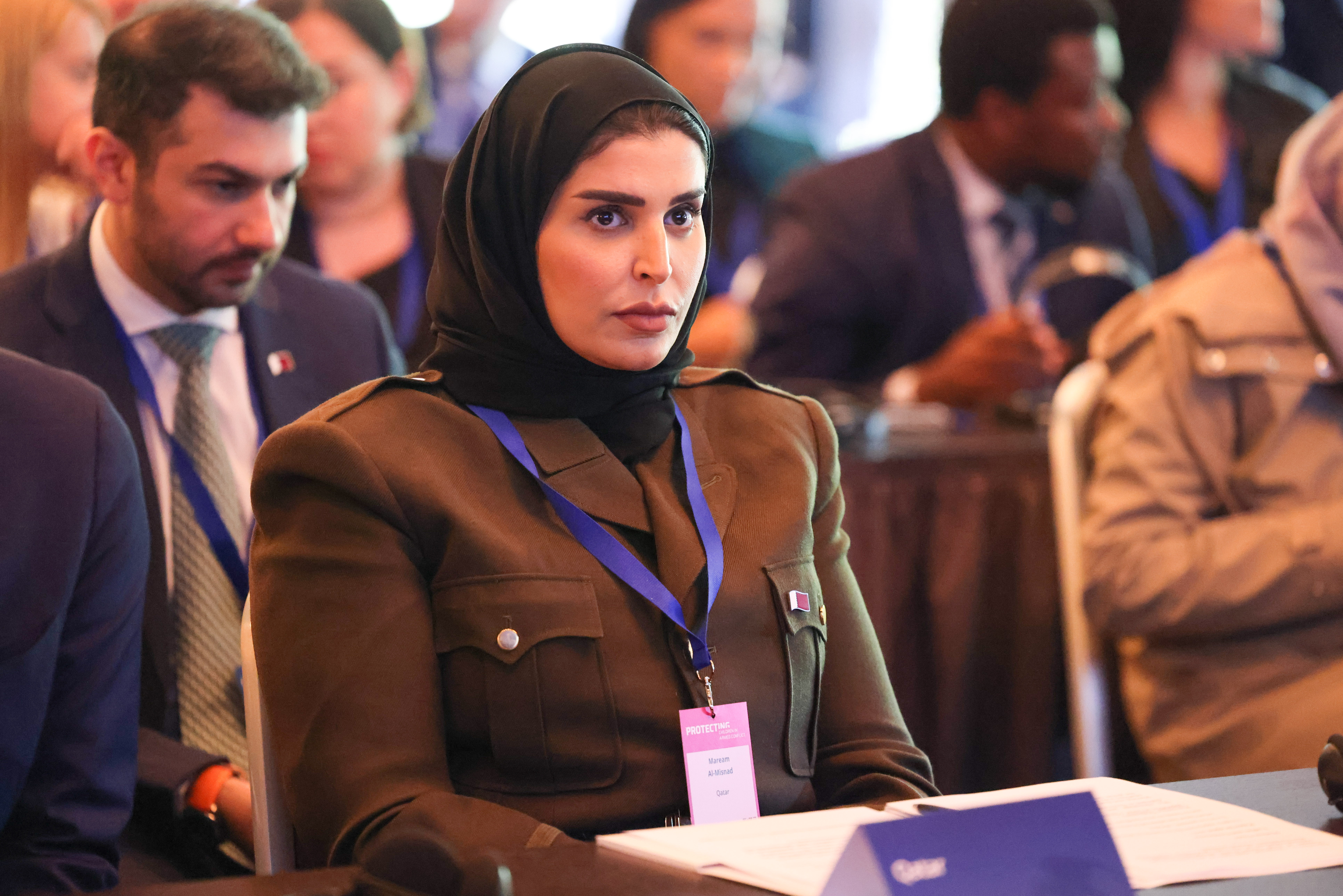 Her highness during the conference 
