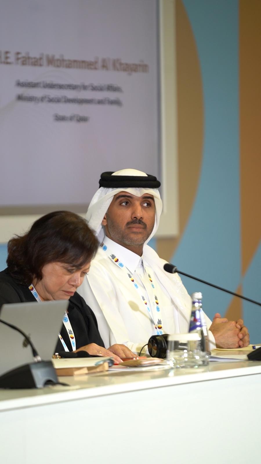 وزارة التنمية الاجتماعية والأسرة تشارك في المائدة المستديرة لتحويل القطاع الاجتماعي نحو أسر أكثر استقرارًا وتماسكًا