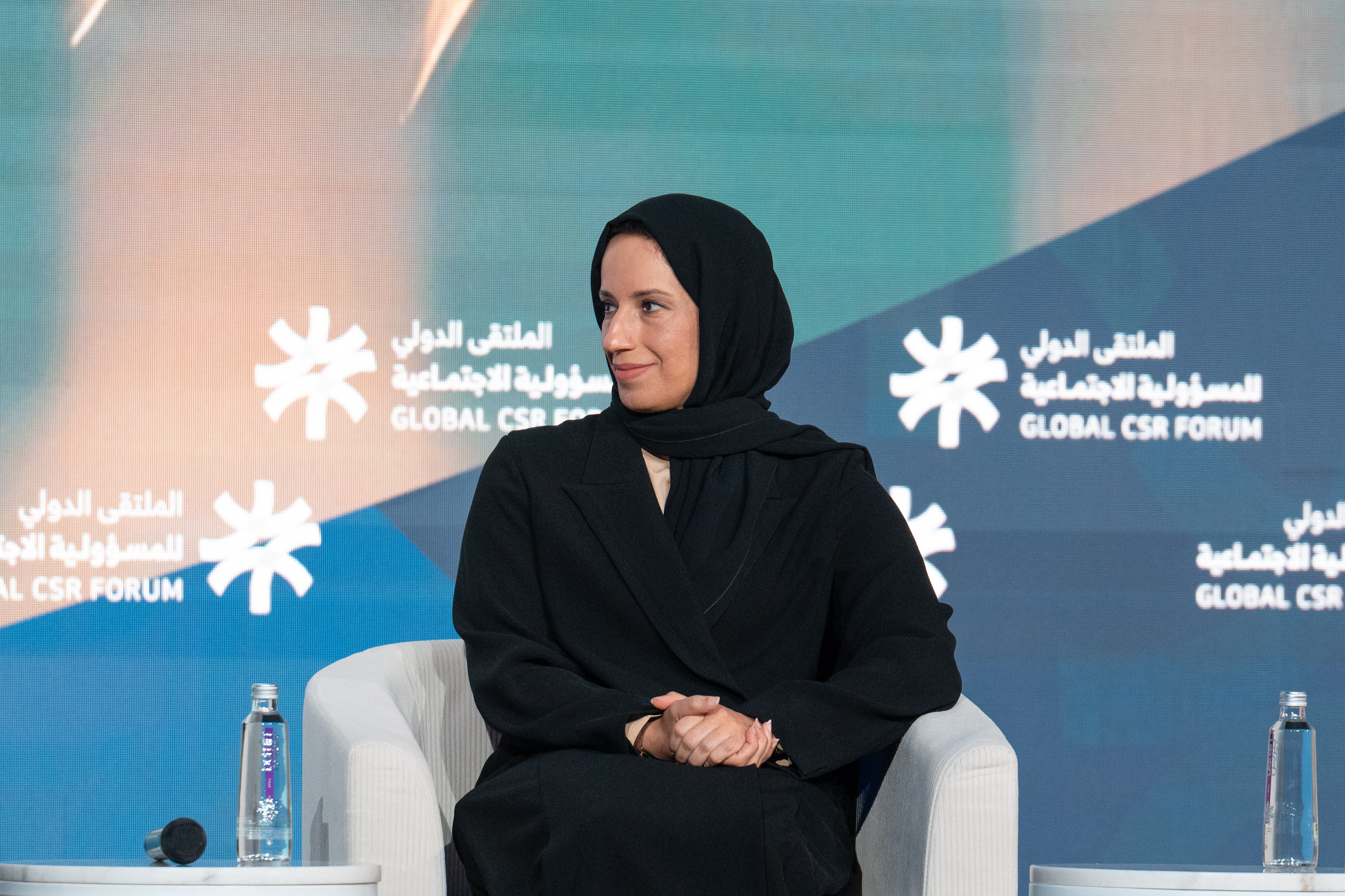 سعادة وزير التنمية الاجتماعية والأسرة تشارك في النسخة الثانية من الملتقى الدولي للمسؤولية الاجتماعية بالرياض